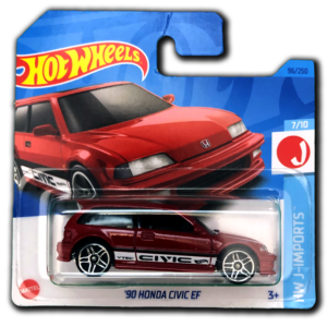 ’90 Honda Civic EF (piros, rövidkártyás)