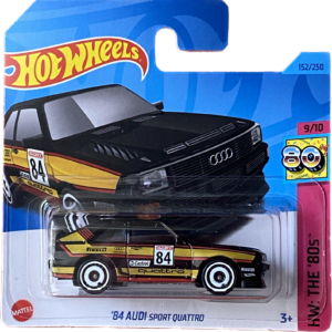 '84 Audi Sport Quattro (fekete, rövidkártyás)