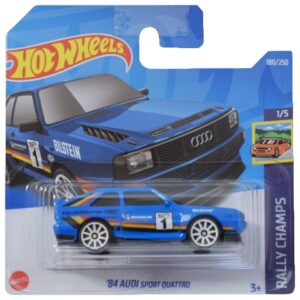 '84 Audi Sport Quattro (sötétkék, rövidkártyás)