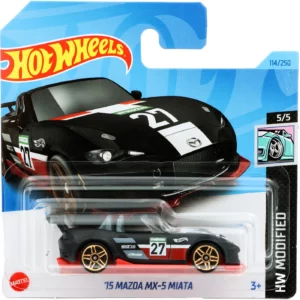 '15 Mazda MX-5 Miata (fekete, rövidkártyás)