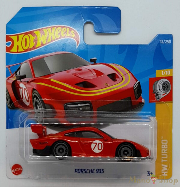 Porsche 935 (piros, rövidkártyás)