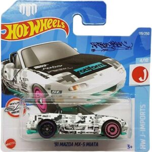 '91 Mazda MX-5 Miata (fehér-fekete)