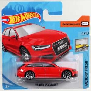 '17 Audi RS 6 Avant (piros, rövidkártyás)
