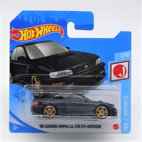'98 Subaru Impreza 22B STi-Version (sötétkék, rövidkártyás)