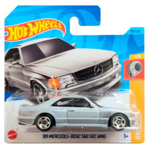 '89 Mercedes-Benz 560 Sec AMG (ezüst, rövidkártyás)