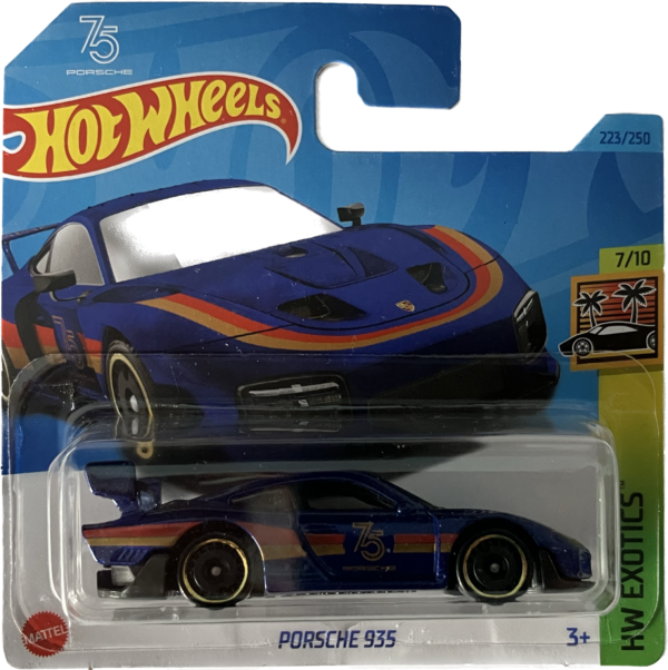 Porsche 935 (sötétkék, 2023, rövidkártyás)
