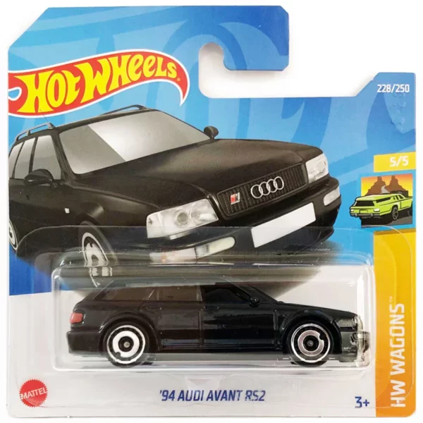 '94 Audi Avant RS2 (fekete, rövidkártyás)