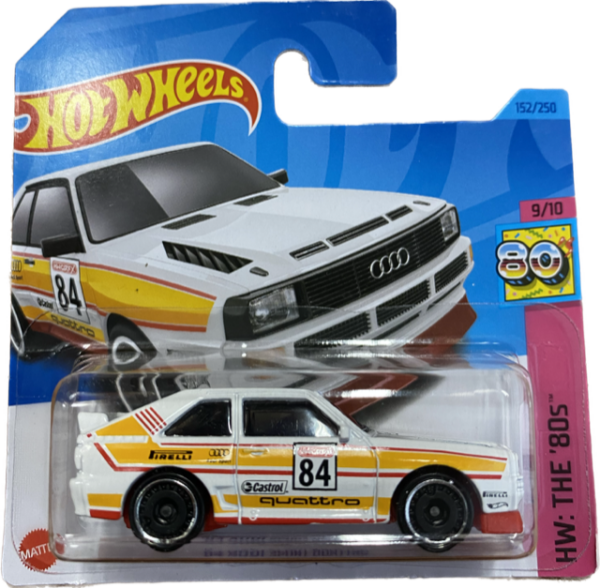 '84 Audi Sport Quattro (fehér-sárga, rövidkártyás)