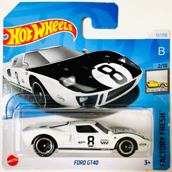 Ford GT40 (fehér, rövidkártyás)