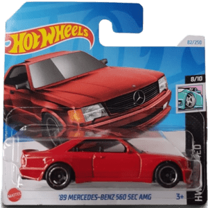 '89 Mercedes-Benz 560 Sec AMG (bordó, rövidkártyás)