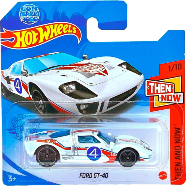 Ford GT-40 (fehér, rövidkártyás)