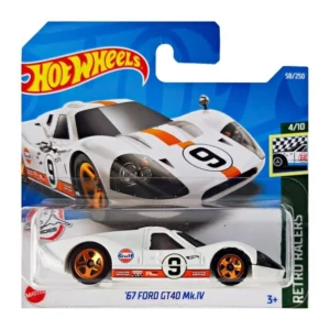 '67 Ford GT40 Mk.IV (fehér, rövidkártyás)