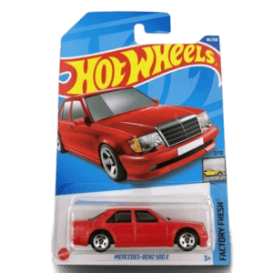Mercedes-Benz 500 E (piros, hosszúkártyás)