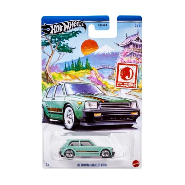 '81 Toyota Starlet KP61 (mentazöld)