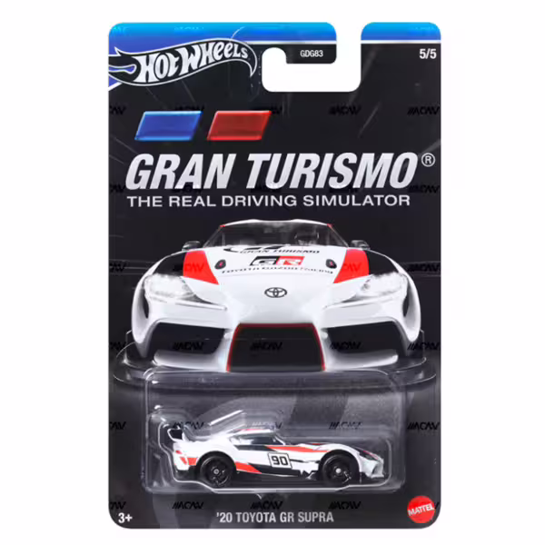 '20 Toyota GR Supra (fehér, hosszúkártyás)