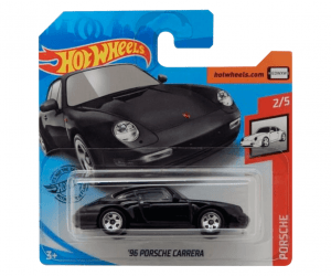 '96 Porsche Carrera (fekete, rövidkártyás)