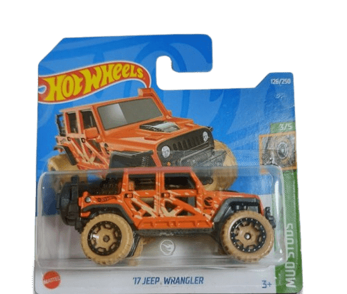 Hot Wheels Treasure Hunt '17 Jeep Wrangler (narancssárga)
