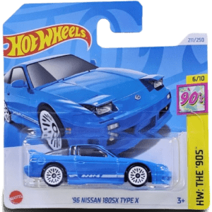 '96 Nissan 180SX Type X (égkék)