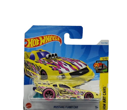 Mustang Funny Car (világossárga)