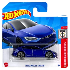 Tesla Model S Plaid (sötétkék)