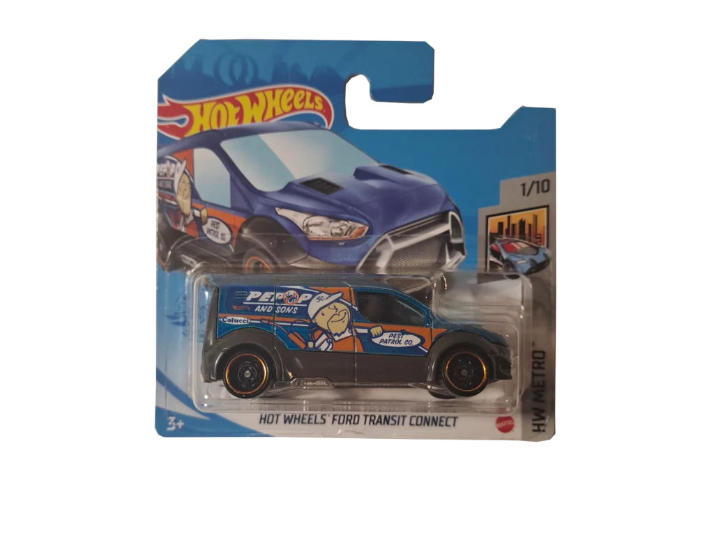 Hot Wheels Ford Transit Connect (sötétkék)