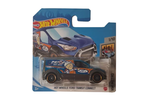 Hot Wheels Ford Transit Connect (sötétkék)