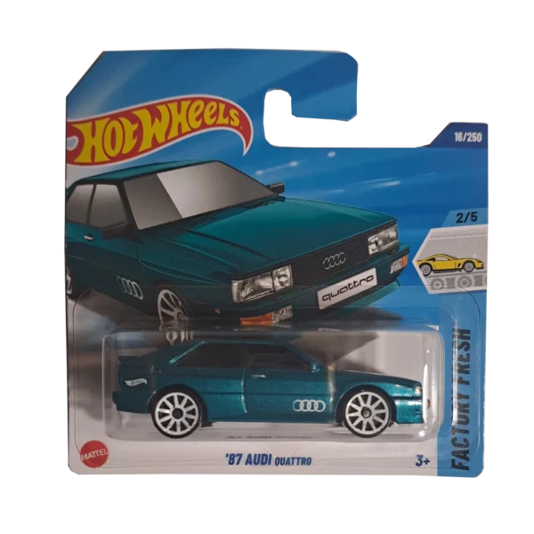 '87 Audi Quattro (türkizkék)