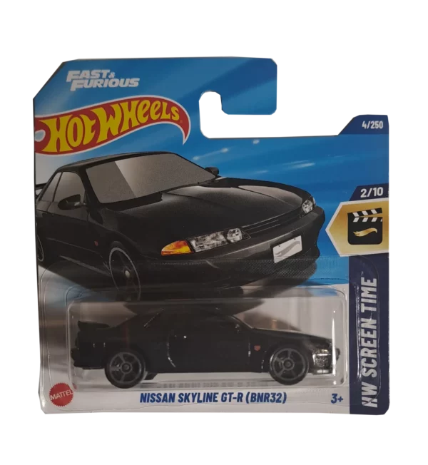 Nissan Skyline GT-R (BNR32) (fekete, rövidkártyás)