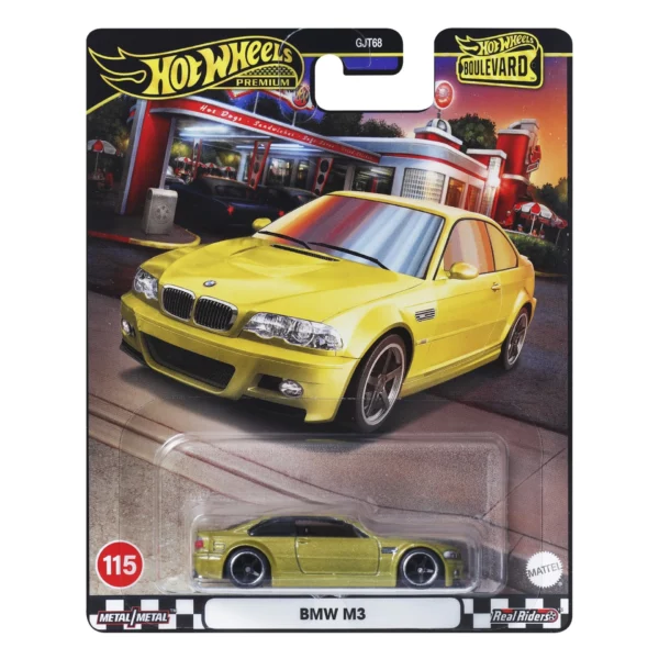 BMW M3 (élénksárga)
