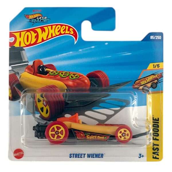 Street Wiener (barna, piros kerekekkel)