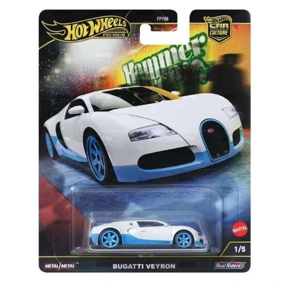 Bugatti Veyron (fehér-világoskék)