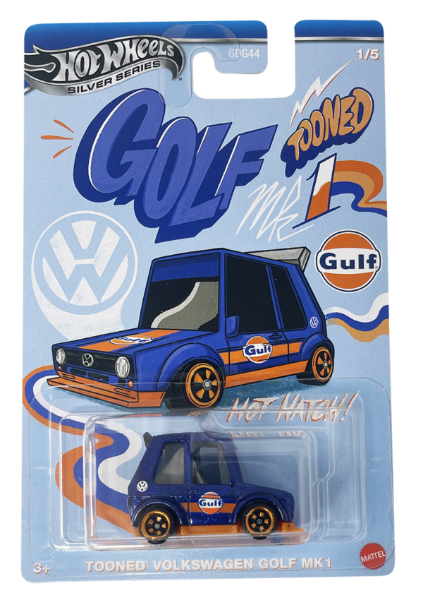 Tooned Volkswagen Golf MK1 (sötétkék)