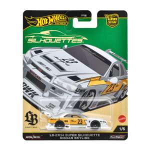 LB-ER34 Super Silhouette Nissan Skyline (fehér-sárga)