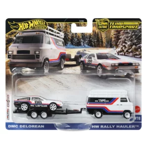 DMC DeLorean és HW Rally Hauler