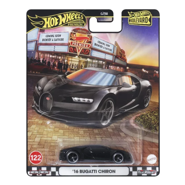 '16 Bugatti Chiron (fekete, Prémium)