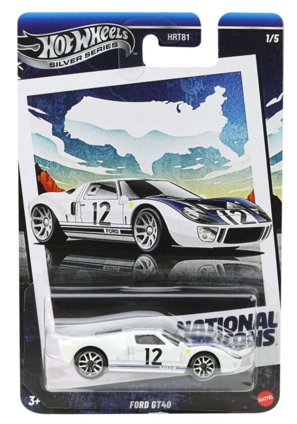 Ford GT40 (fehér, hosszúkártyás)
