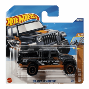 '20 Jeep Gladiator (csillogó fekete, Super Treasure Hunt)