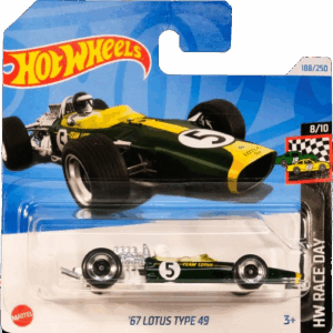 '67 Lotus Type 49 (sötétzöld, 5-ös rajtszám)