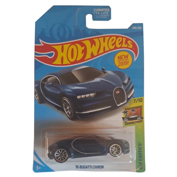 '16 Bugatti Chiron (sötétkék)