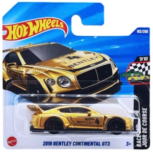 Hot Wheels 2018 Bentley Continental GT3 (arany)