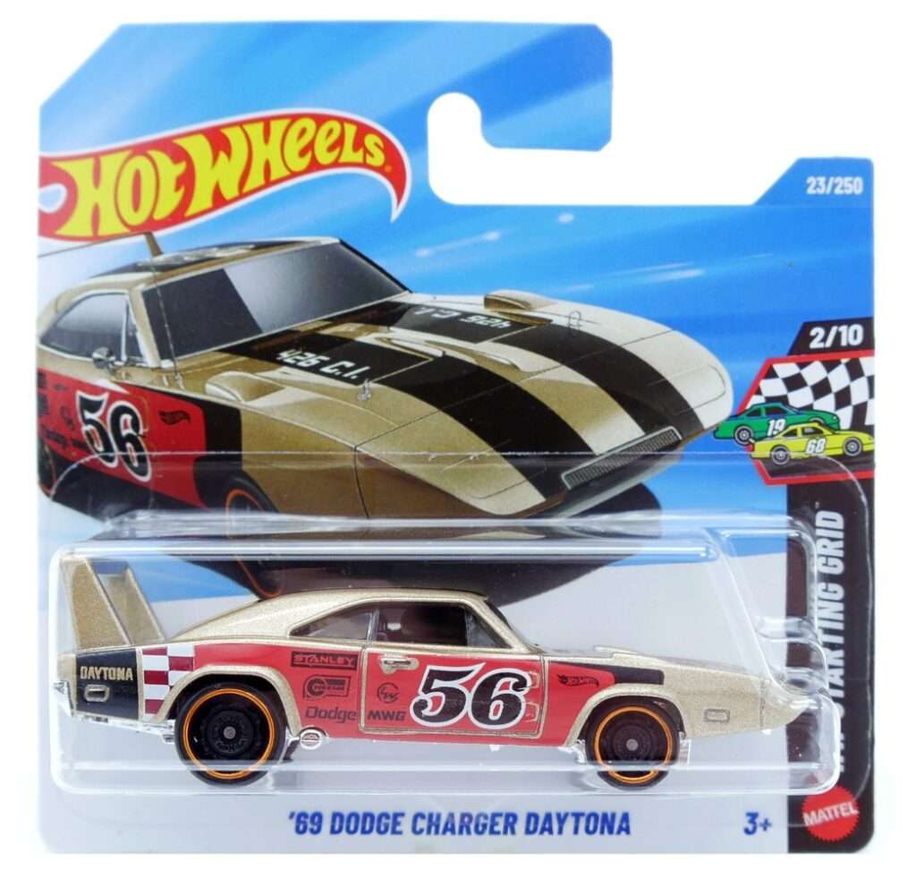 Hot Wheels '69 Dodge Charger Daytona (arany)
