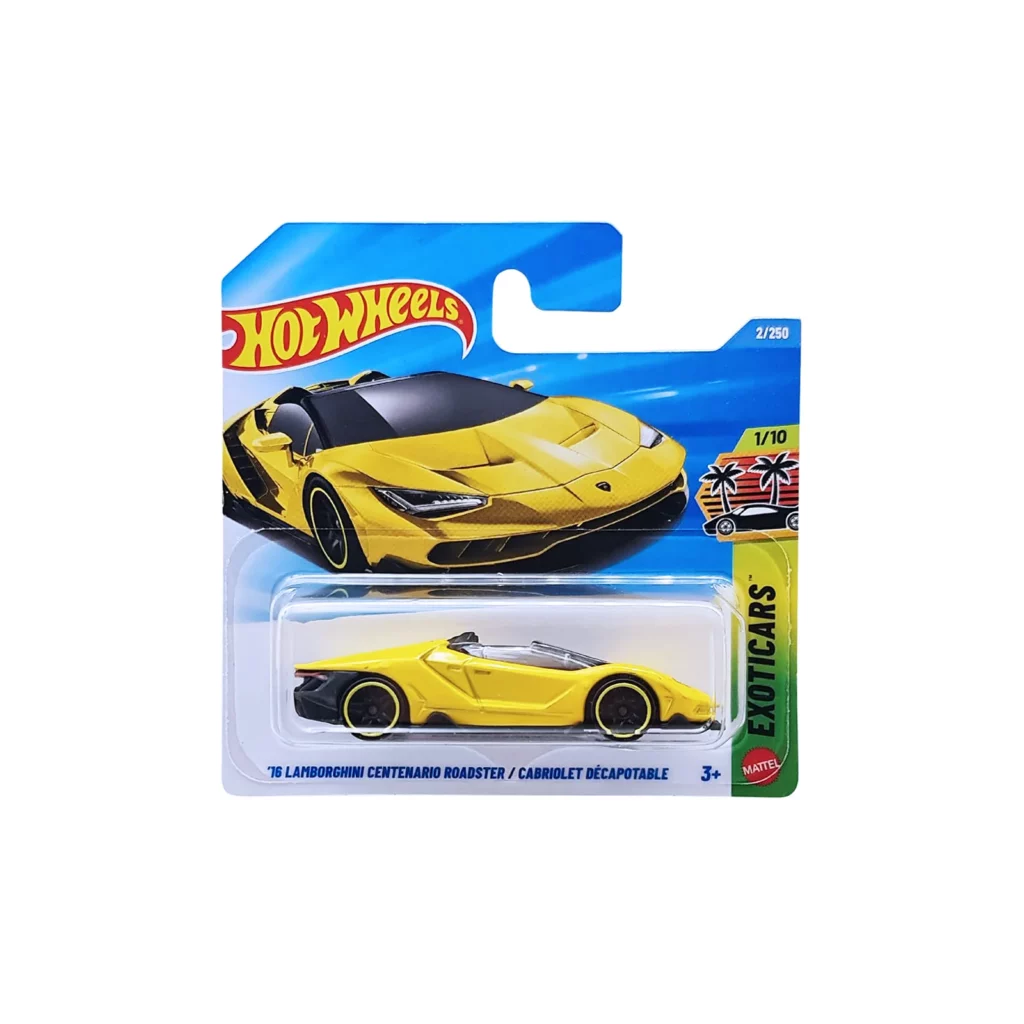 Hot Wheels '16 Lamborghini Centenario Roadster (sárga)