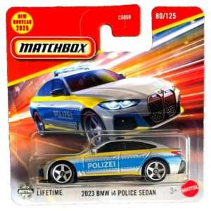 Matchbox 2023 BMW i4 Police Sedan