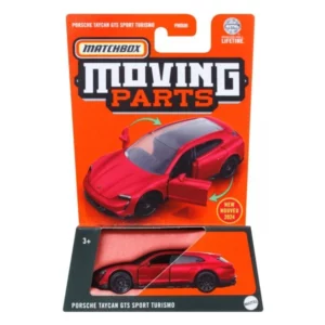 Matchbox Moving Parts Porsche Taycan GTS Sport Turismo (piros)