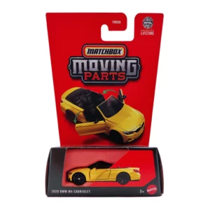 Matchbox Moving Parts 2020 BMW M4 Cabriolet (sárga)