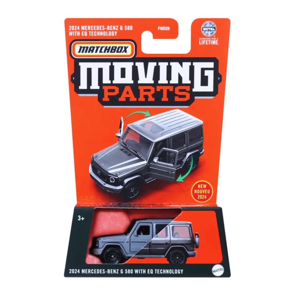 Matchbox Moving Parts 2024 Mercedes-Benz G 580 With EQ Technology kisautó