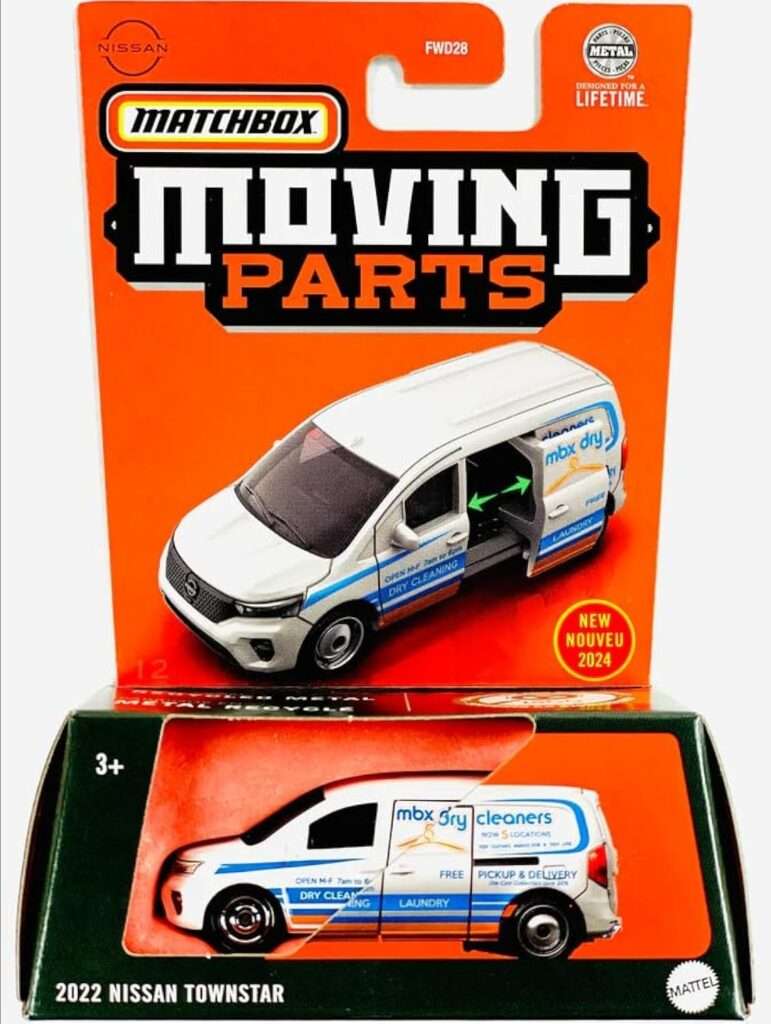 Matchbox Moving Parts 2022 Nissan Townstar kisautó