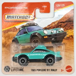 Matchbox 1985 Porsche 911 Rally (világoszöld)