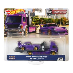 Hot Wheels Team Transport RWB Porsche 930 és Aero Lift