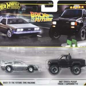 Hot Wheels 2-pack Back to the Future Time Machine és 1987 Toyota Pickup Truck